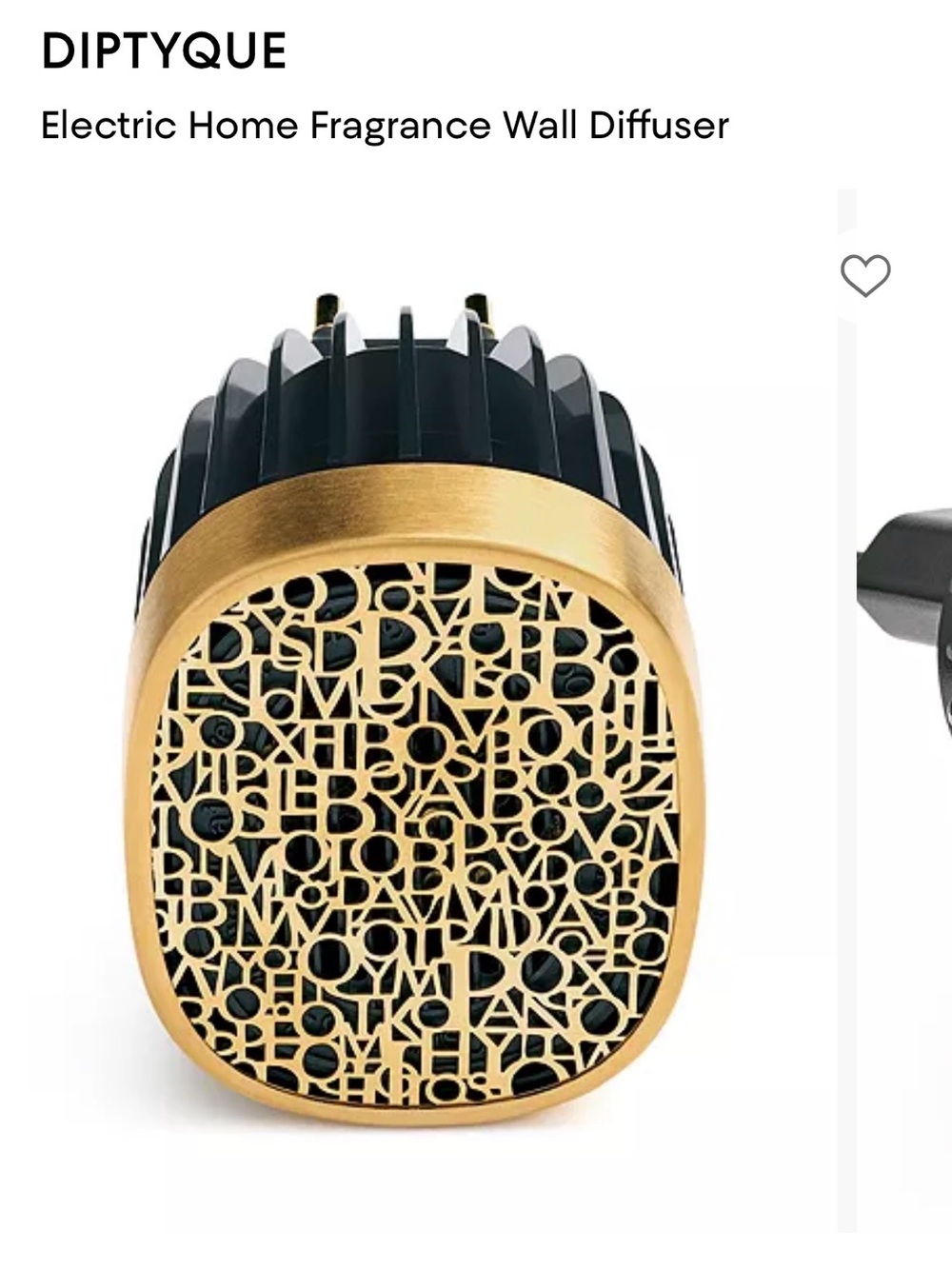 Diptyque Electric Wall Diffuser with Baies Insert